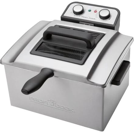 Profi Cook PC-FR1038 3000 W Timerfunctie, Met handmatige temperatuursinstelling RVS