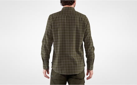 Fjallraven Ovik Flannel Shirt - Heren - Blouse - Dark Navy