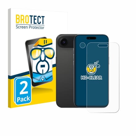 BROTECT - Screenprotector voor Apple iPhone Air (Voor+Camera) - Folie Beschermfolie transparant 2 Stuks