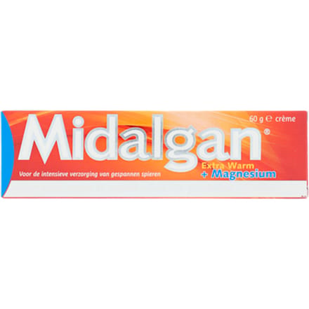 Spierbalsem Midalgan Extra Warm + Magnesium 60gr