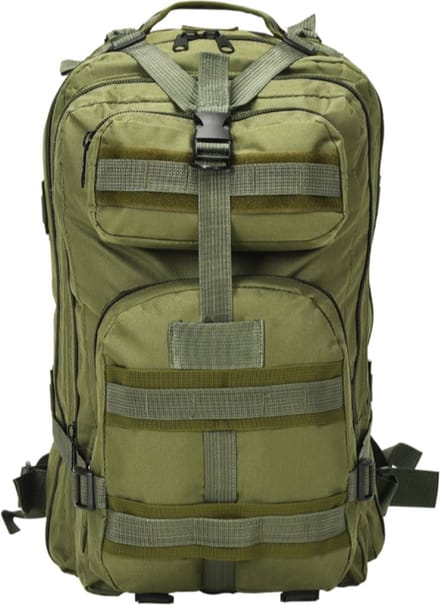 Rugzak legerstijl 50 L olijfgroen