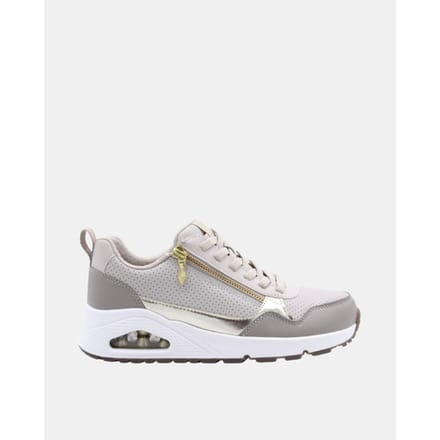 Skechers Skechers Uno Metallic Sliders Zip Sneakers taupe