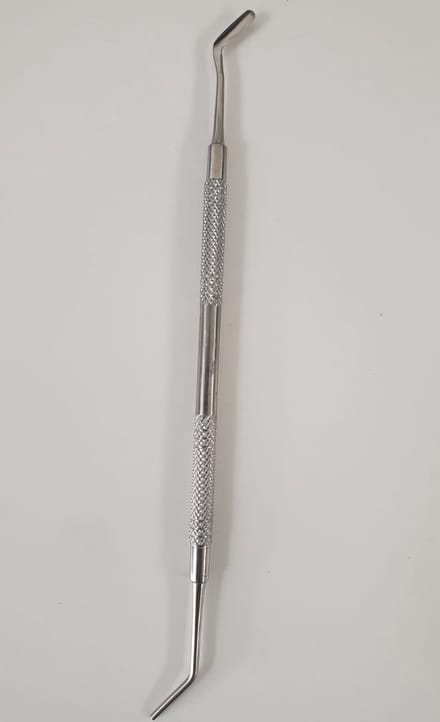 Belux Surgical Instruments - Tandarts Instrument – Composite Sculpting - Dubbelzijdig - Zilver - 17,5 cm