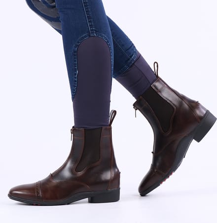 QUUR Jodhpurs Marbella - Paardrijlaarzen - Leer - Bruin - Maat 37