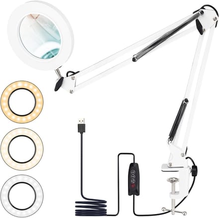 Loeplamp met Standaard - Lamp met Led Verlichting