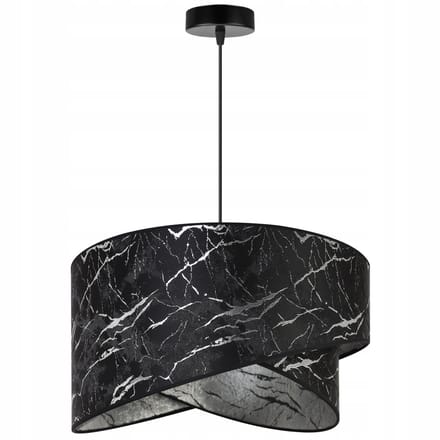 Light-Home Werona – Hanglamp – Hoogte verstelbaar – E27 fitting – Zwart met zilver