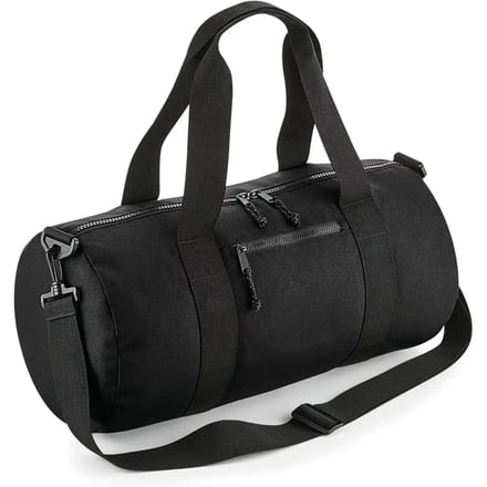 BagBase Recycled Barrel Bag BG284 - Black - 50 x 25 x 25 cm