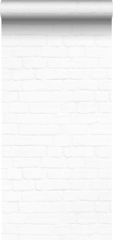 Origin Wallcoverings behang bakstenen mat wit - 347486 - 53 cm x 10,05 m