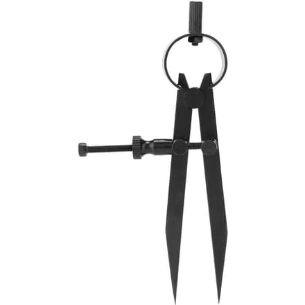 Fijne Punt Passer Sieraden Markeringstool Vierkante Taps toelopende Benen Graveerhulpmiddelen Sieraden Reparatie(S) Small black
