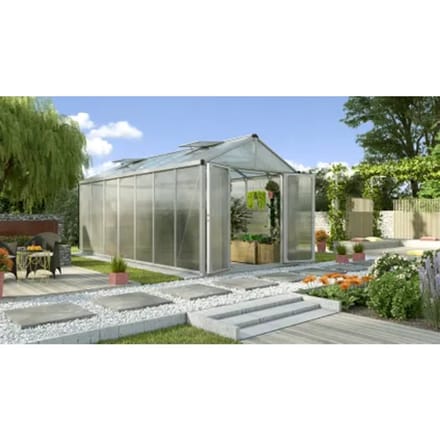 Vitavia Tuinkas Zeus Comfort 13800 - Polycarbonaat 10mm - Aluminium - 258x540x250cm