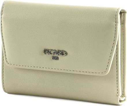 PICARD Leren Portemonnee Bingo Flap Wallet Cream Crème