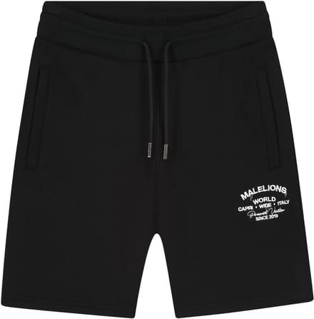 Malelions permanent vacation short in de kleur zwart.