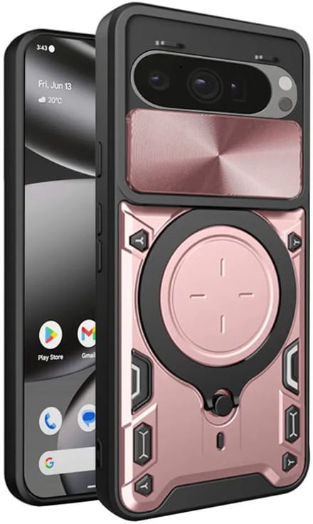 Hoesje geschikt voor Google Pixel 10 Pro XL - Techsuit CamGuard Pro Back Cover - Roségoud