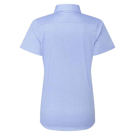 Premier Dames/Dames Supreme Oxford Formeel Overhemd Met Korte Mouwen (Oxford Blauw)