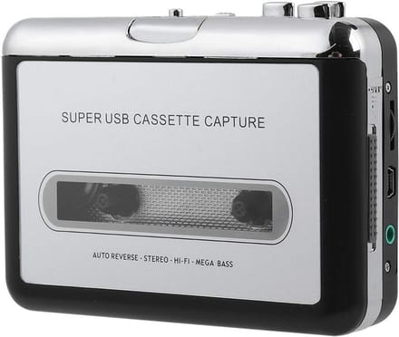 Cassetteband Speler en USB naar MP3 Converter voor PC