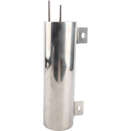 Radiatortank Overloop Gepolijst RVS met Beugels Bouten Moeren Industriële Benodigdheden 3x10 gray
