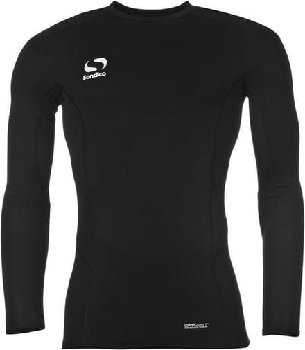 Sondico ondershirt Lange mouw - Heren - Zwart - Maat 4XL