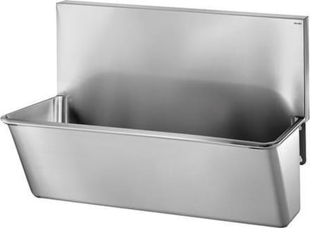 Medische scrub met hoge spatwand