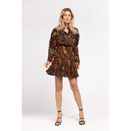 Ibana Dake Print Patch Flora Size: 34 | Mini Dresses Outlet | Dames |