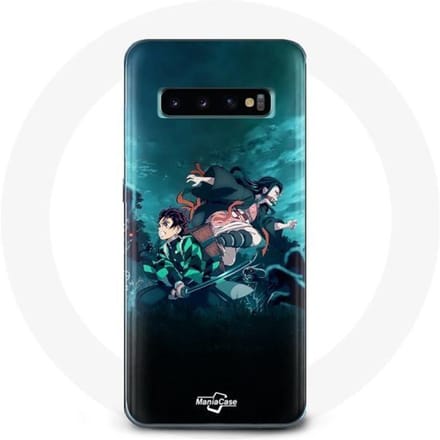 Coque pour Samsung Galaxy s10 edge Demon Slayer Manga Tanjiro et Nezuko