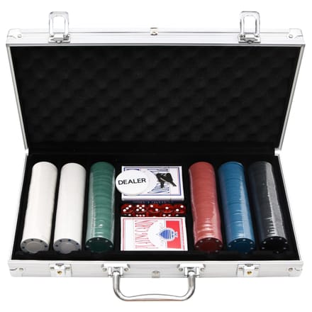 Vidaxl Pokerchipset, 300 Stuks, 4 G