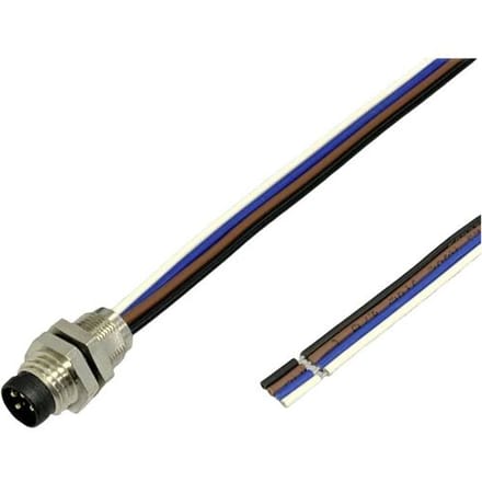 BKL Electronic 2701001 Sensor/actuator inbouwstekker M8 Aantal polen (sensoren): 4 0.2 m 1 stuk(s)