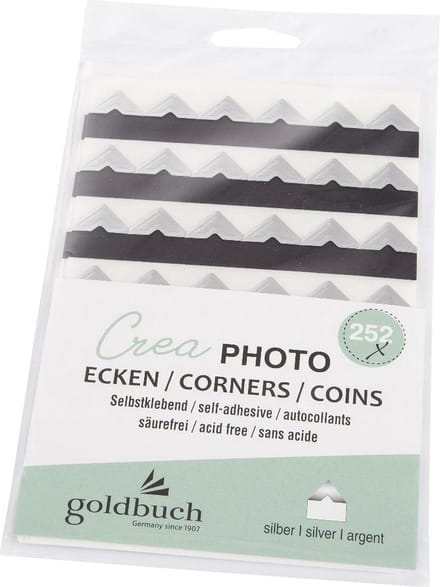 Goldbuch - Fotohoeken Crea - Zilver