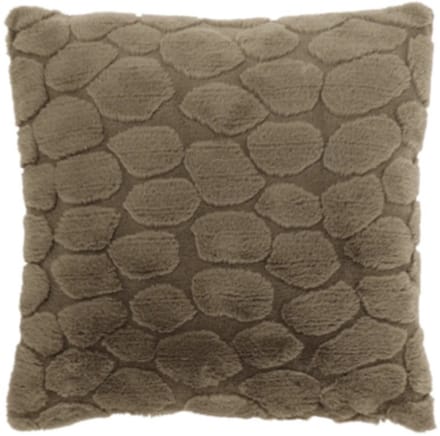 Unique Living kussen Daaf taupe 45 x 45 cm