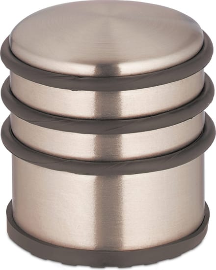 deurstopper rvs - 7,5 x 7 cm - antislip - zonder boren - deurbuffer - binnen - brons