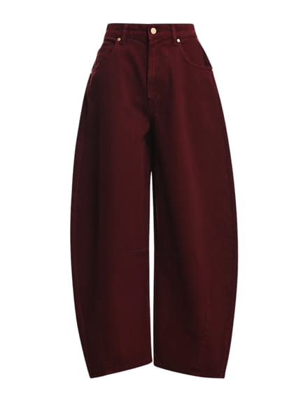 Essentiel Antwerp Kokos Barrel Jeans Bordeaux Kokos