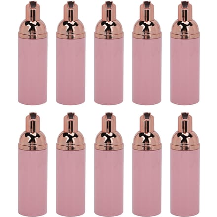 10 stuks Schuimpompfles 50ml Druktype Transparant Ontwerp Duurzaam PET Grote Opening Schuimdispenser voor Schuimende Shampoo gray