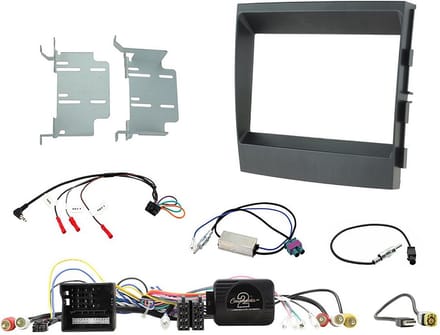 2-DIN Kit Porsche Panamera 2009-2016 Zonder Soundsystem en met SWI