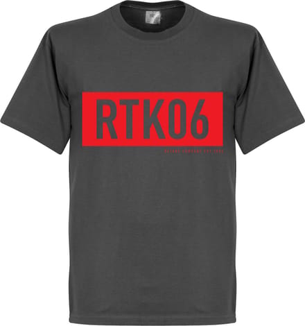 Retake RTK06 Bar T-Shirt - Donker Grijs - M
