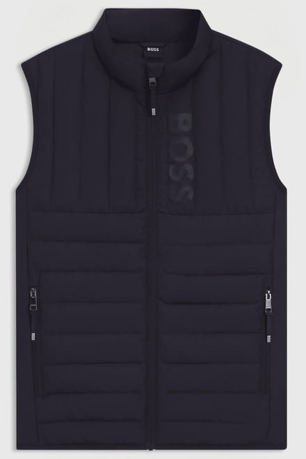Boss Equestrian Ruben Light Puffer Vest Heren S Sky Captain