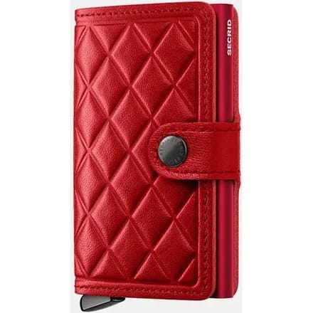 Secrid Premium Miniwallet Emboss Diamond pasjeshouder red