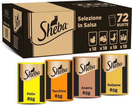Natte Kattenvoer Gevogelte in Saus - Mini Filets 72 x 85 g