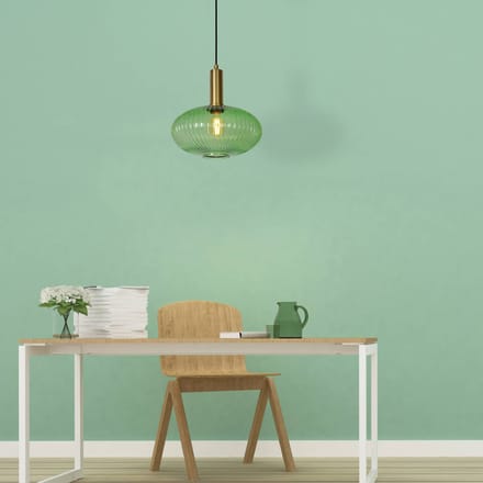 Lucide MALOTO - Hanglamp - Ø 30 cm - 1xE27 - Groen