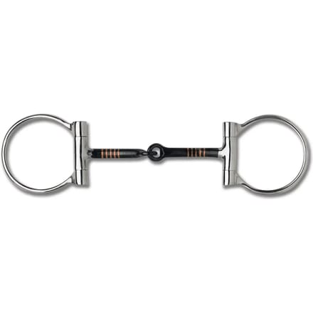 Mors en D voor paard met ringen Waldhausen Snaffle Bit