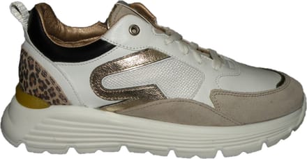 Giga G4110 Lage sneakers - Leren Sneaker - Meisjes - Wit - Maat 34