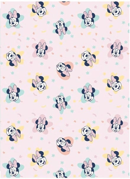 Disney Minnie Mouse Fleeceplaid Stars - 110 x 150 cm - Polyester