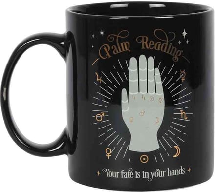 Something Different Mok/beker Palm Reading Zwart