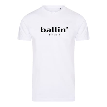 Ballin Est. 2013 - Heren Tee SS Tapered Fit Shirt - Wit - Maat S
