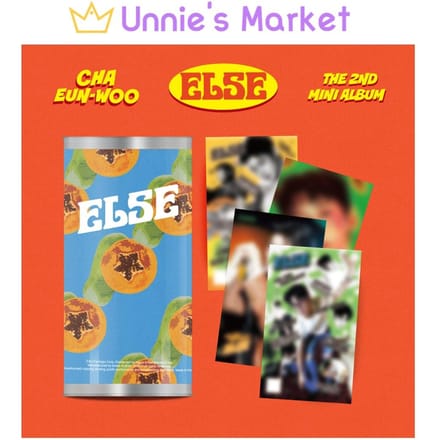 CHA EUN-WOO [ELSE] Le 2ème Mini Album (Kiwee VER.) + Cadeau gratuit 1EA gray