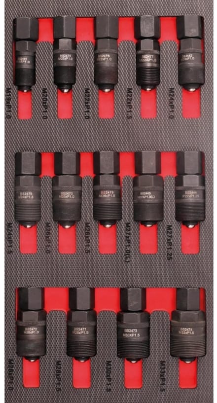 BIKESERVICE Module-inleg "Polietrekker" – 14-delig (Buitendraad)