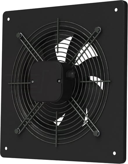Axiale Ventilator 250 mm Zwart voor Ventilatie en Afzuiging