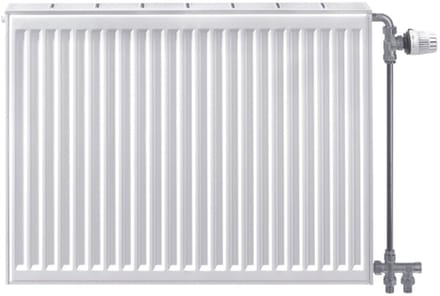 Stelrad Compact All In paneelradiator 60x140cm type 22 2425watt 4 aansluitingen Staal Wit glans