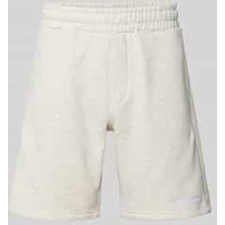 regular fit sweatshorts met gestikt logo