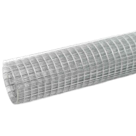 vidaXL - Kippengaas - 10x0,5 - m - gegalvaniseerd - staal - zilverkleurig