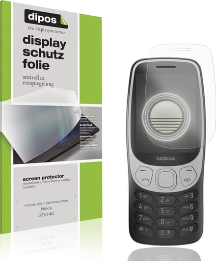 dipos – 4x Matte Beschermfolie geschikt voor Nokia 3210 4G | Krasbestendige & antireflecterende Screenprotector Ultra-Thin