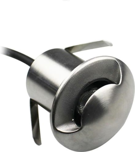 LED grondspot - tuinpad 2 kanten - 41mm - warm wit - 3W